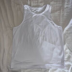Alo Mens White Conquer Tank